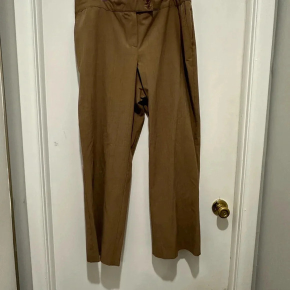 George‎ pants brown/tan pinstripe - Picture 1 of 4